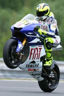 Valentino Rossi se svým strojem